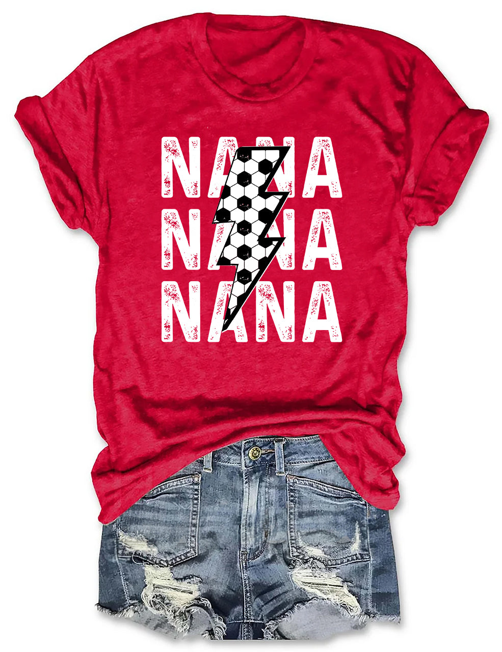 Custom Football Nana T-shirt