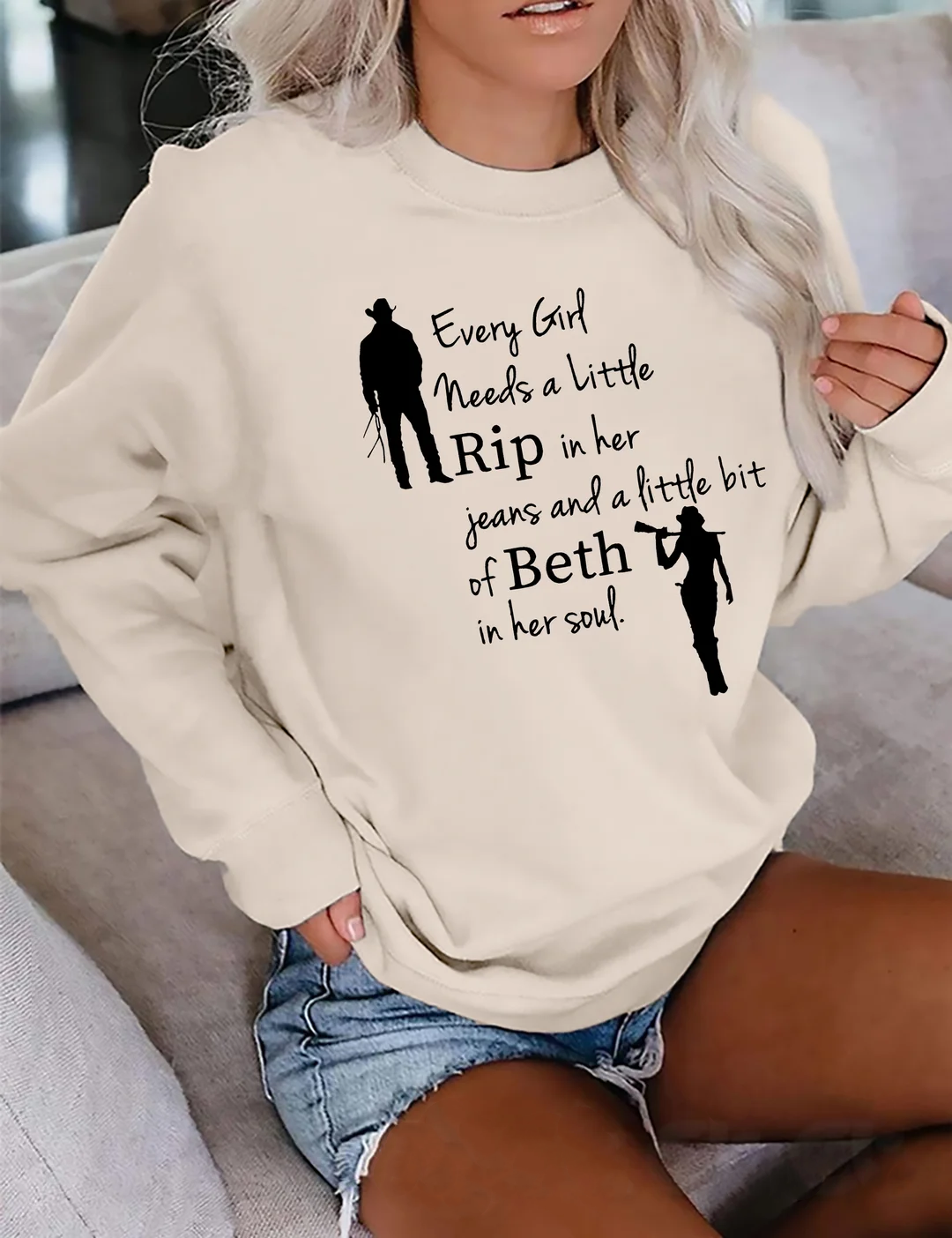 Rip Wheeler Every Girl Needs A Little Rip In Her Sweatshirt