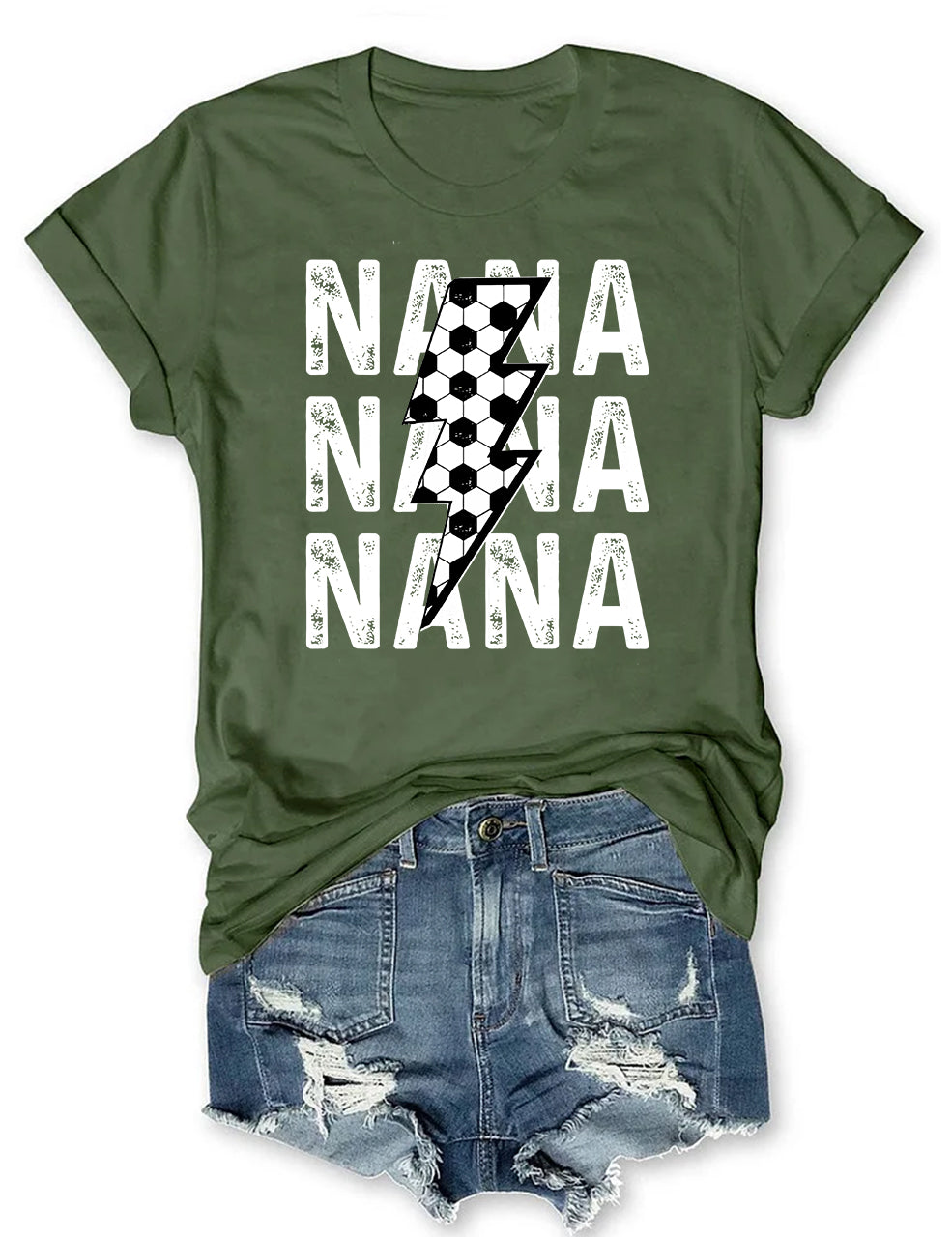Custom Football Nana T-shirt