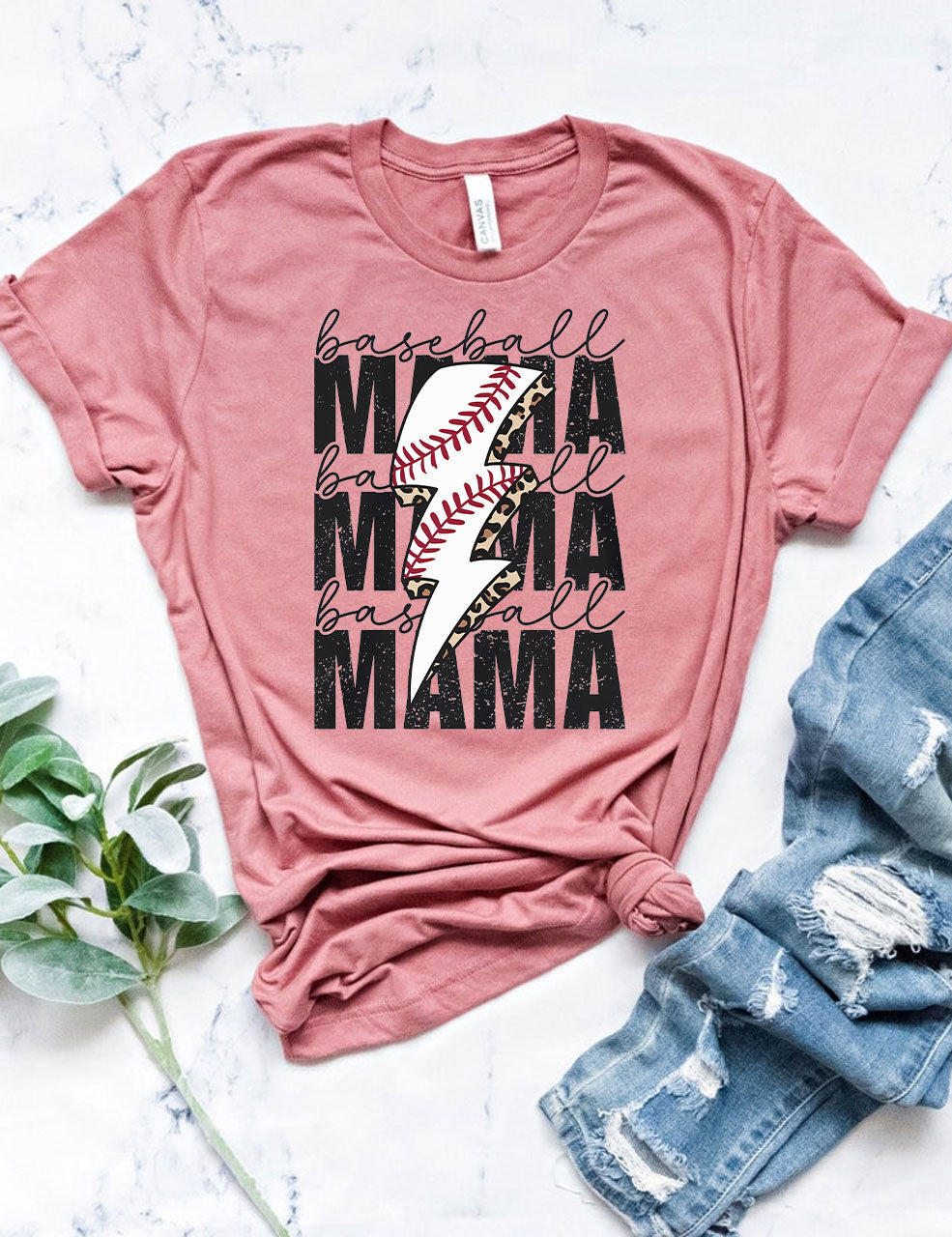 Baseball Mama Custom T-shirt