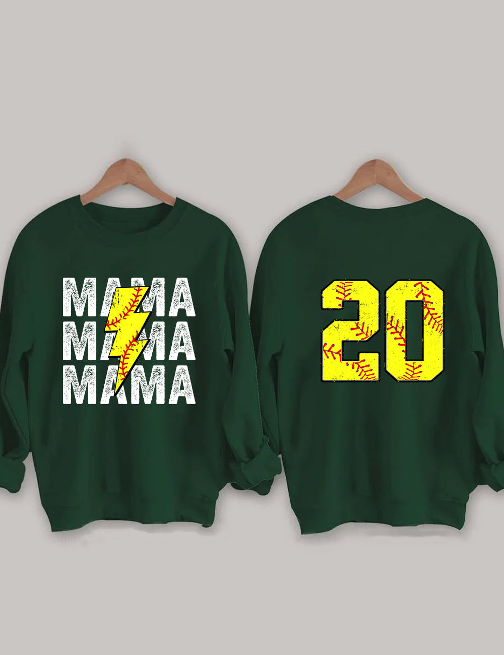 Softball Mom Custom Sweatshirt