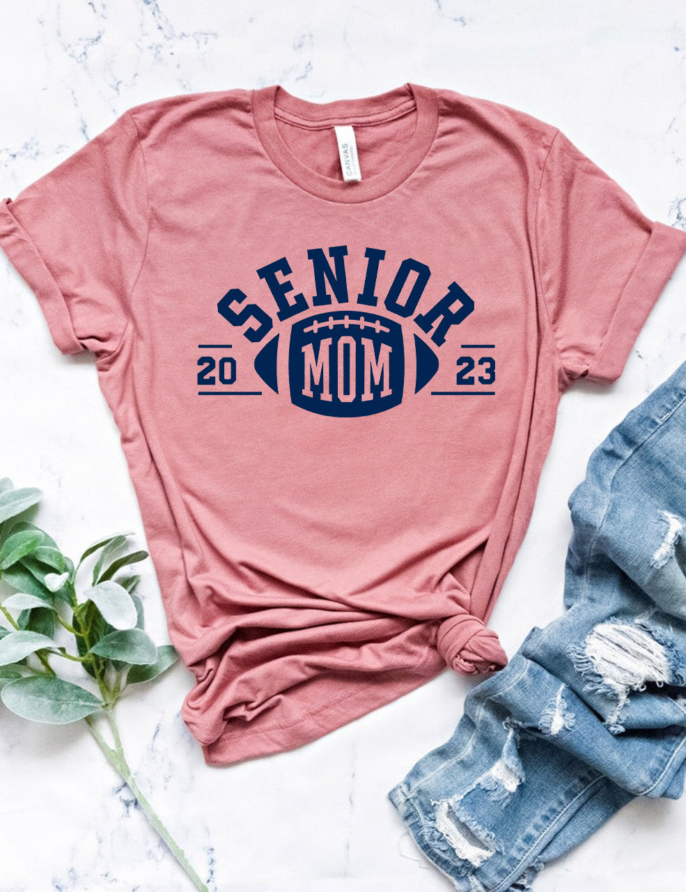 2023 Football Senior Mom Custom T-shirt
