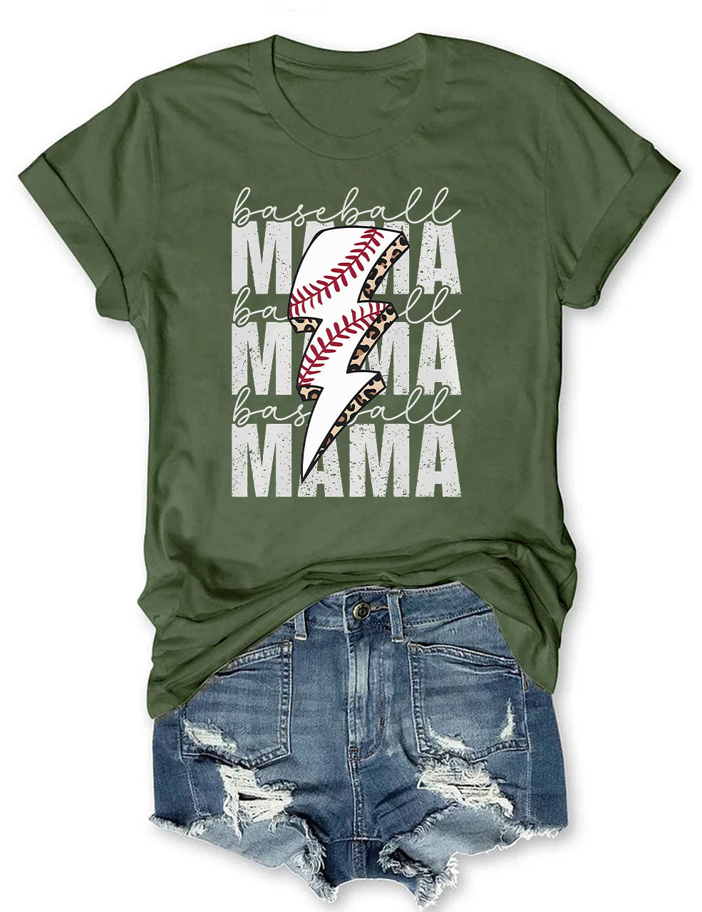 Baseball Mama Custom T-shirt