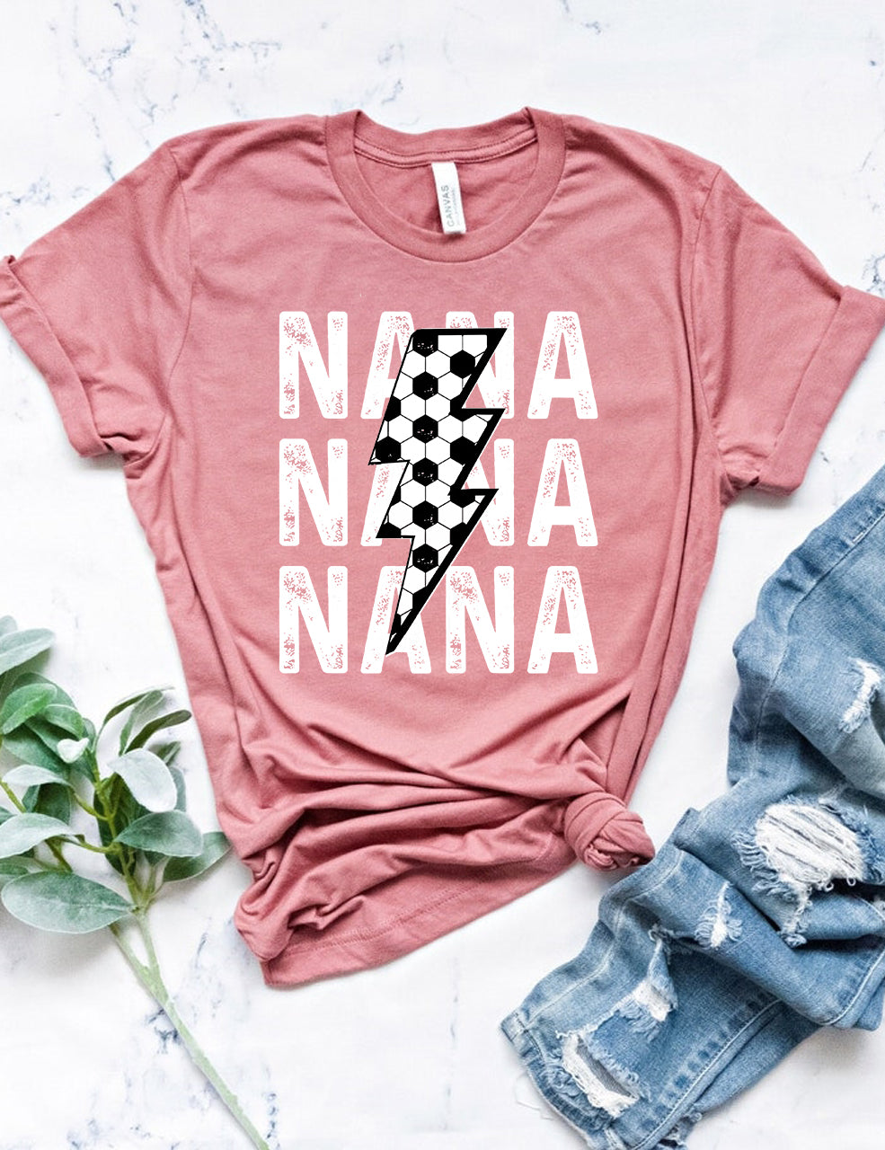 Custom Football Nana T-shirt