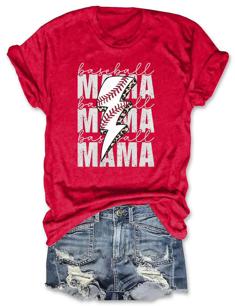 Baseball Mama Custom T-shirt