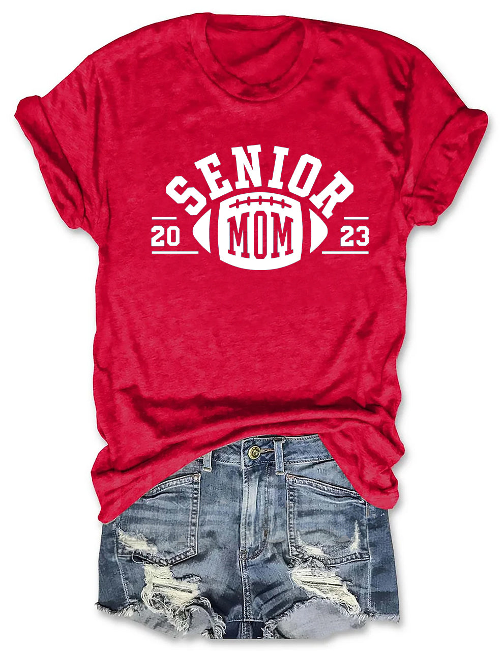 2023 Football Senior Mom Custom T-shirt