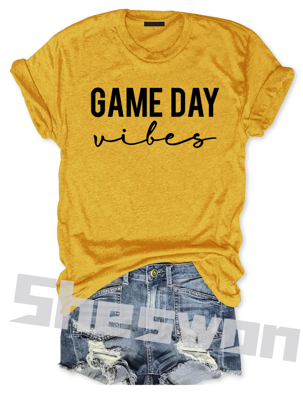 Game Day Vibes Baseball Personalized Number T-shirt