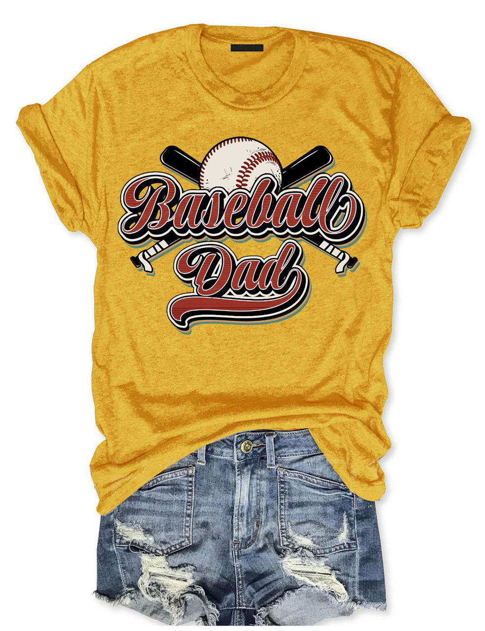 Retro Baseball dad T-shirt