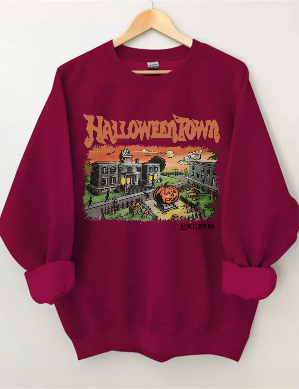 Women Halloween Town 1998 Sweatshirt