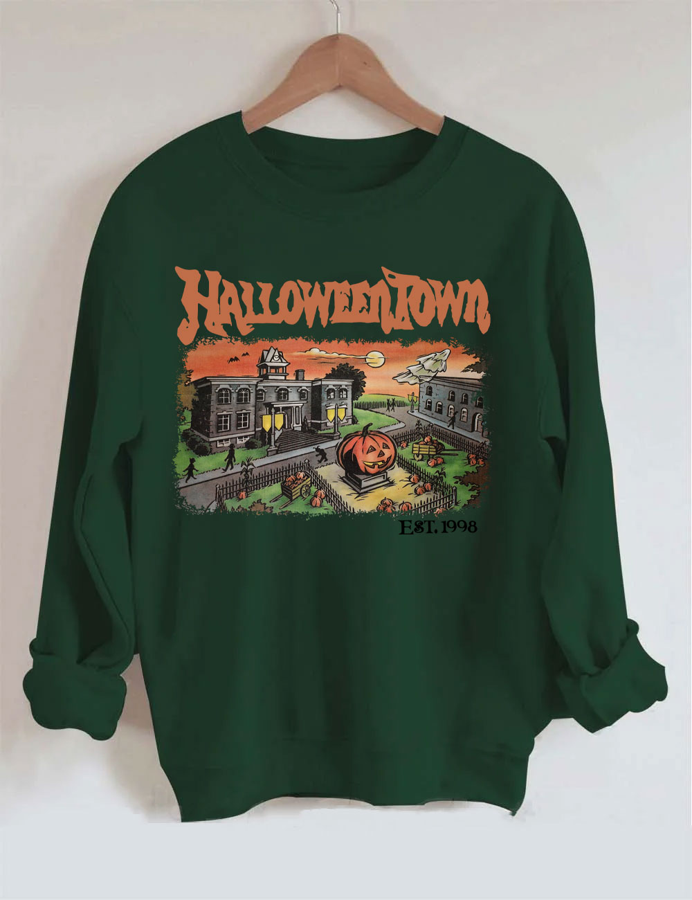 Women Halloween Town 1998 Sweatshirt