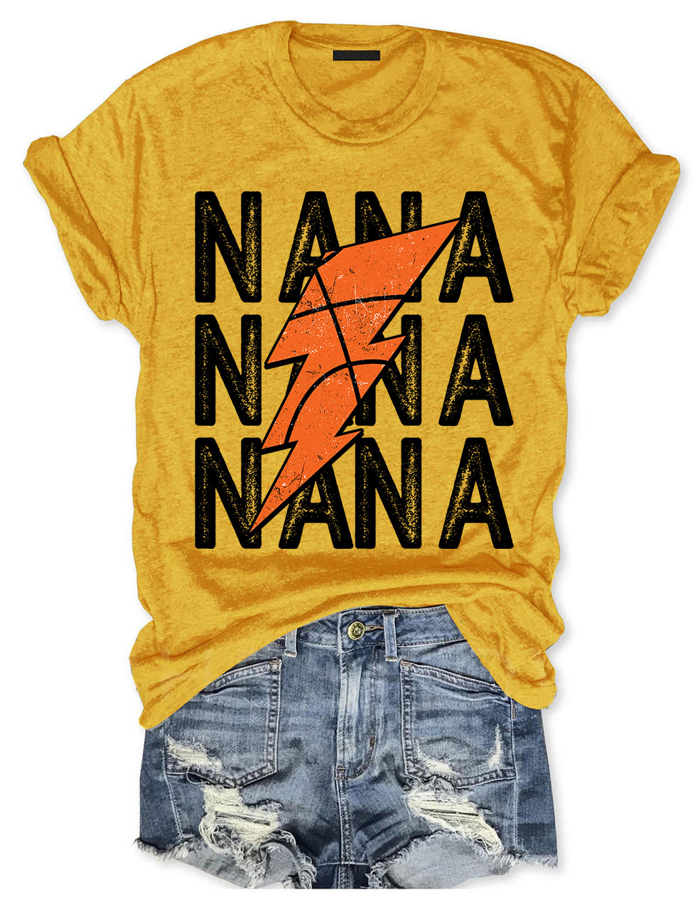 Basketball Nana Personalized Number And Name T-shirt