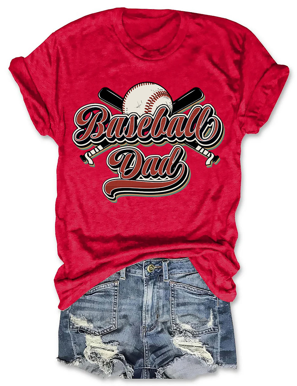 Retro Baseball dad T-shirt