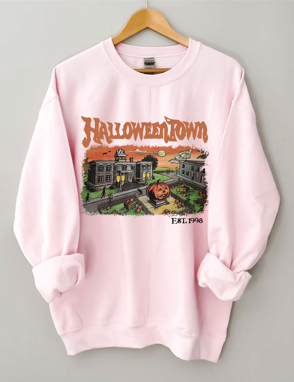 Women Halloween Town 1998 Sweatshirt