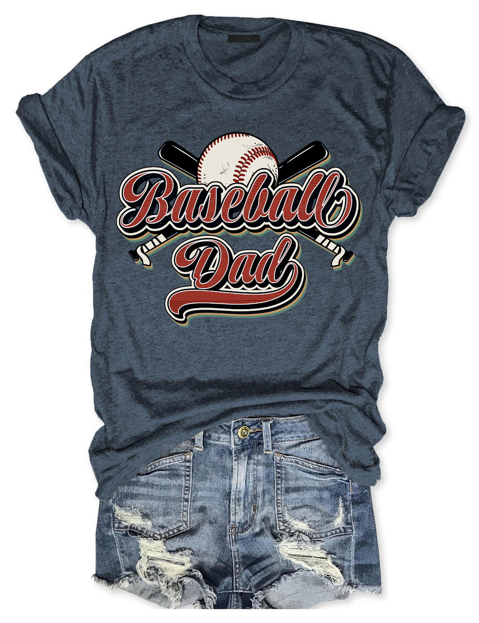 Retro Baseball dad T-shirt