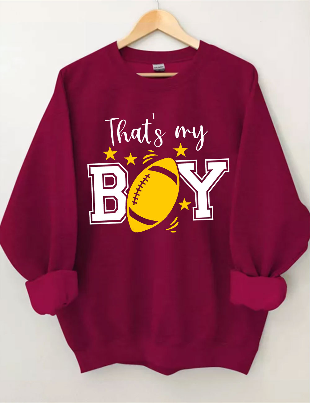 That's My Boy Customized Football Sweatshirt