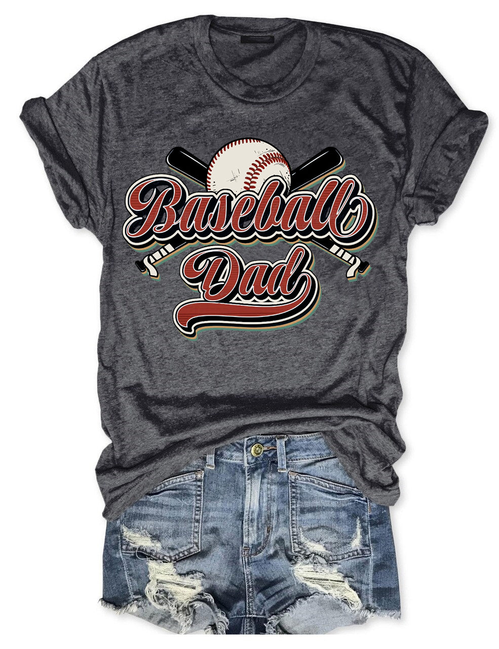 Retro Baseball dad T-shirt
