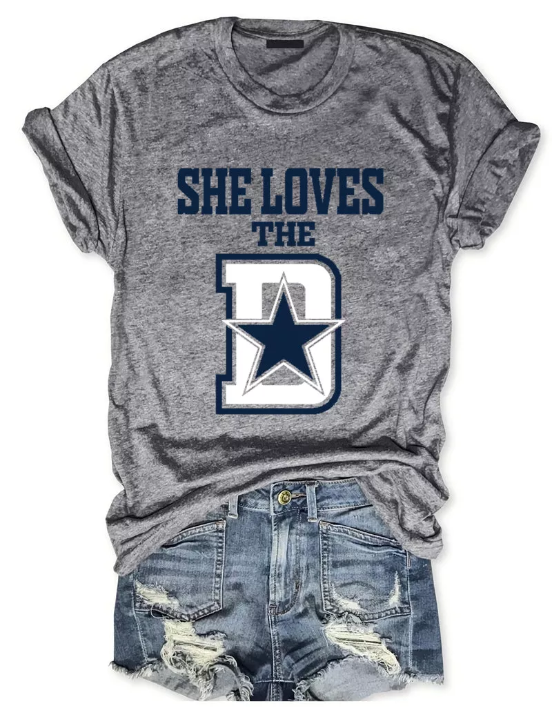 She Wants the D Dallas Cowboys T-shirt Free Shipping 