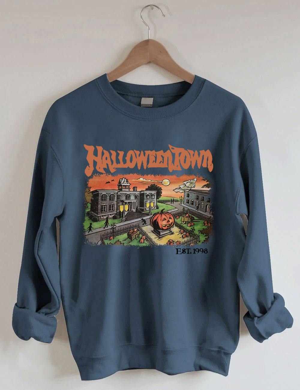 Women Halloween Town 1998 Sweatshirt
