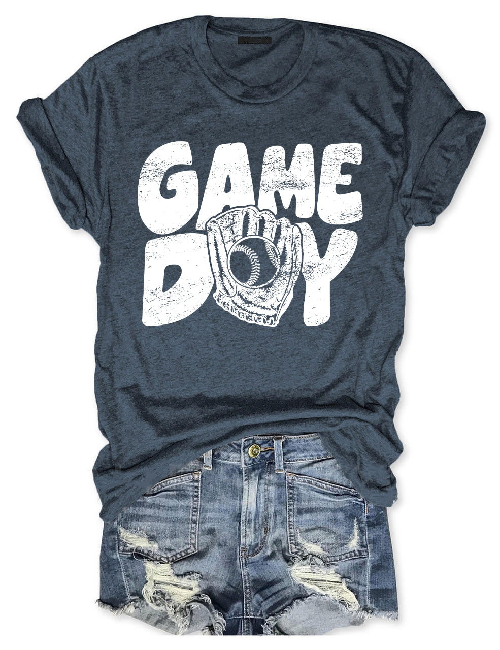 Game Day Baseball Personalized Number T-shirt