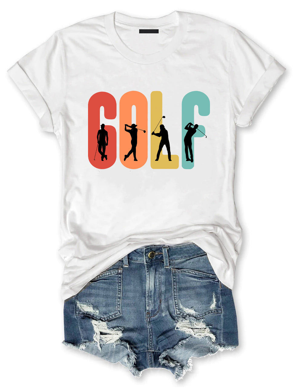 Rainbow Golf  T-shirt