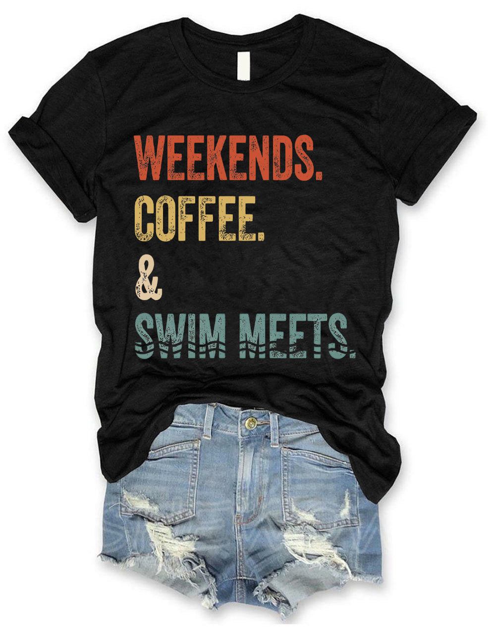 Weekends Coffee & Swim Meets T-shirt
