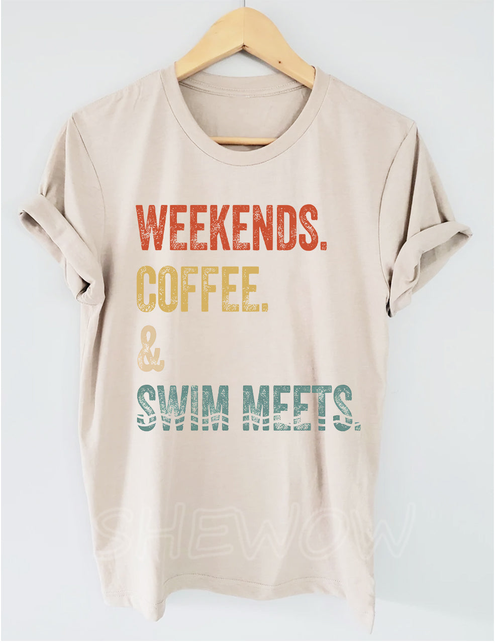 Weekends Coffee & Swim Meets T-shirt