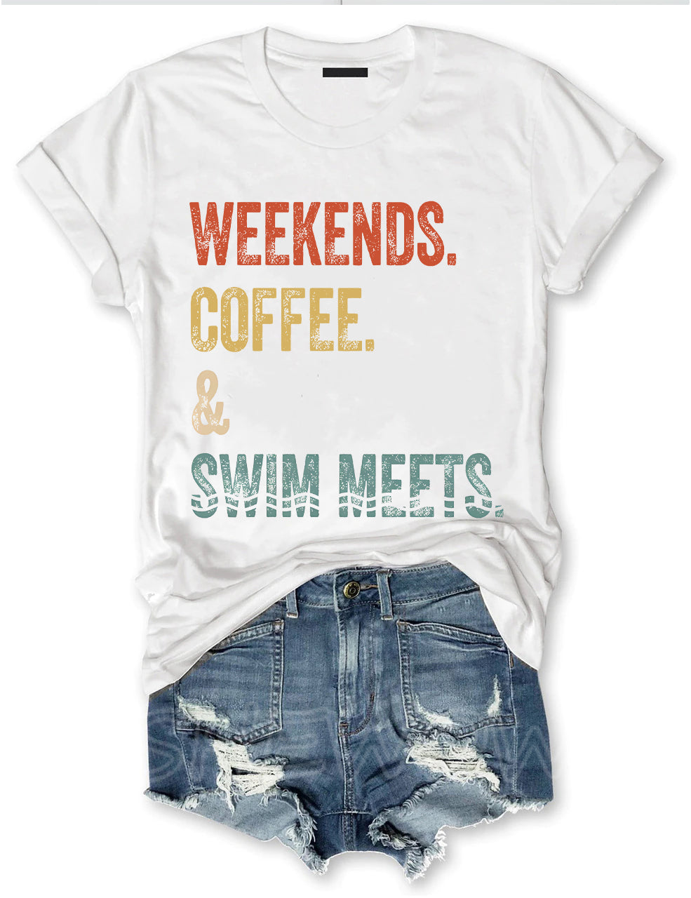 Weekends Coffee & Swim Meets T-shirt