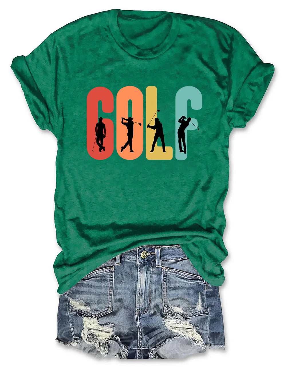 Rainbow Golf  T-shirt