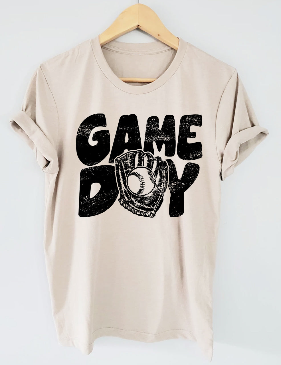 Game Day Baseball Personalized Number T-shirt