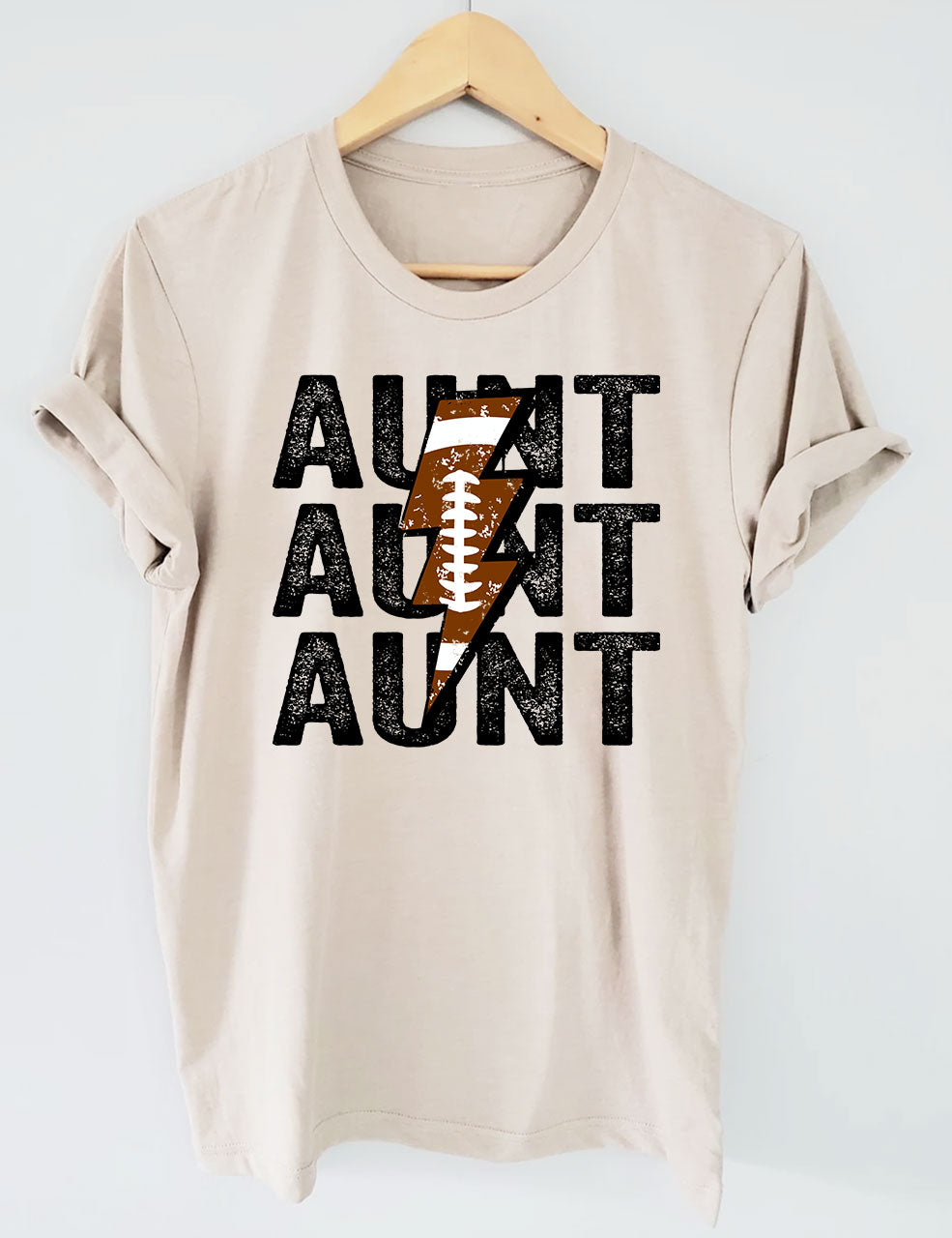 Football Aunt Custom T-shirt