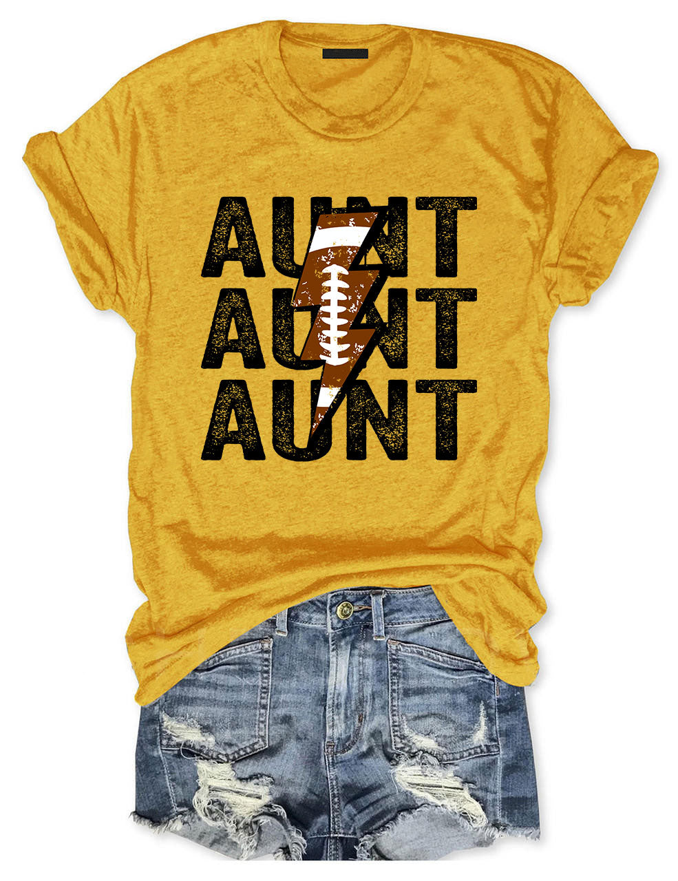 Football Aunt Custom T-shirt