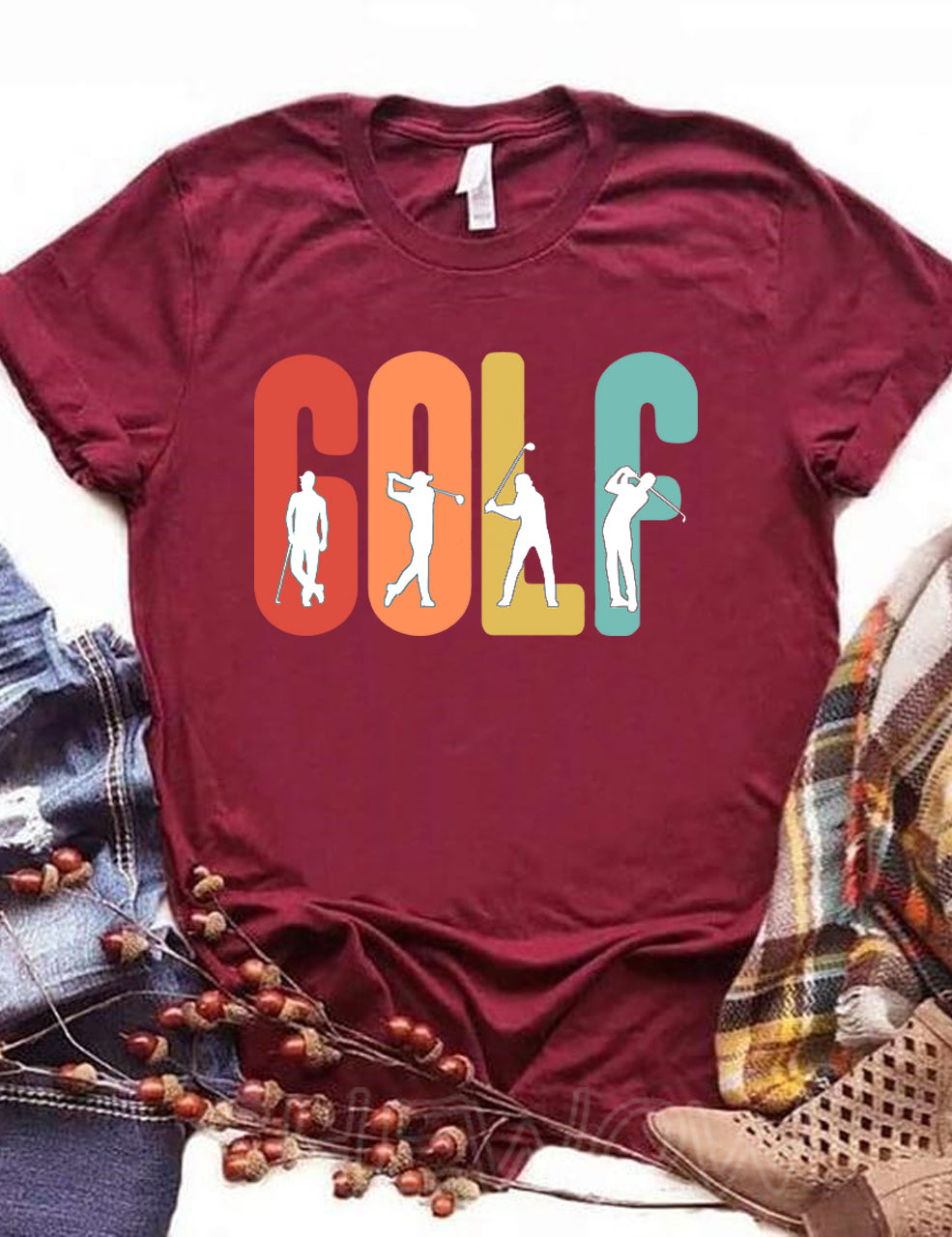 Rainbow Golf  T-shirt