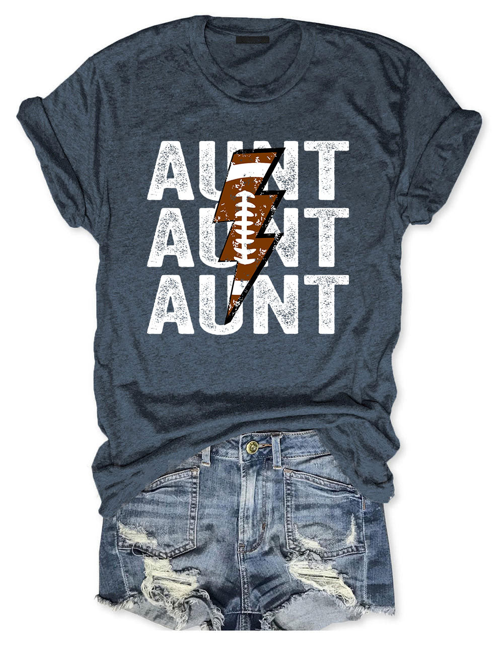 Football Aunt Custom T-shirt