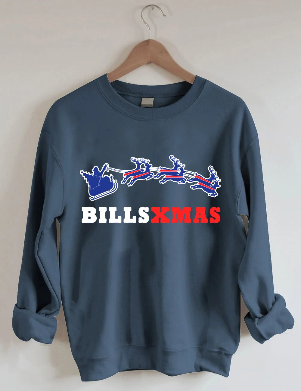 BillsXmas Buffalo Reindeer Christmas Sweatshirt