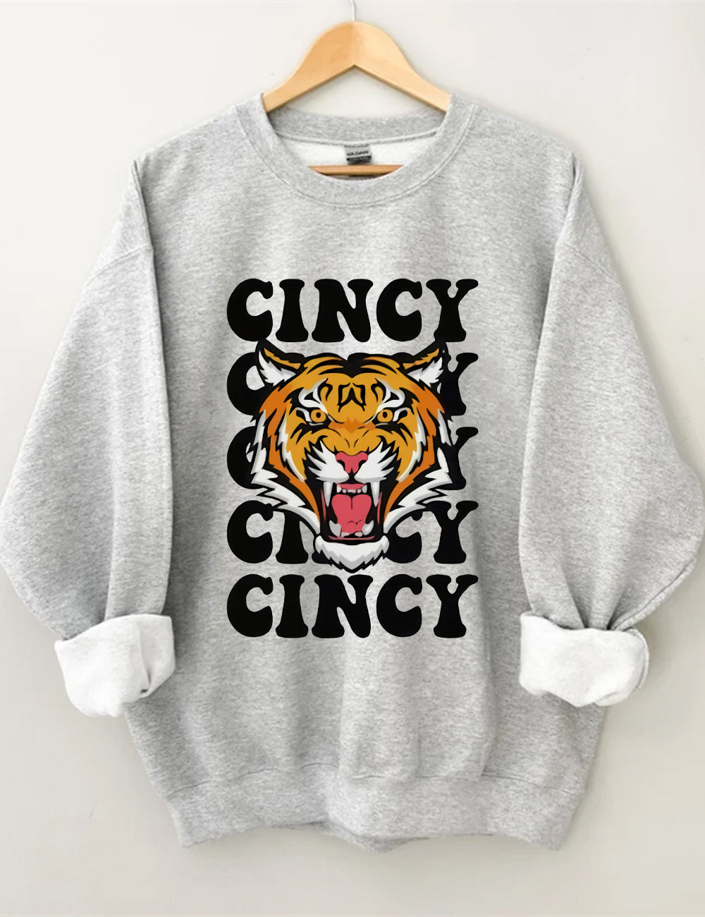[Pre Sale] Cincy Retro Bengal Tiger Football Sweatshirt