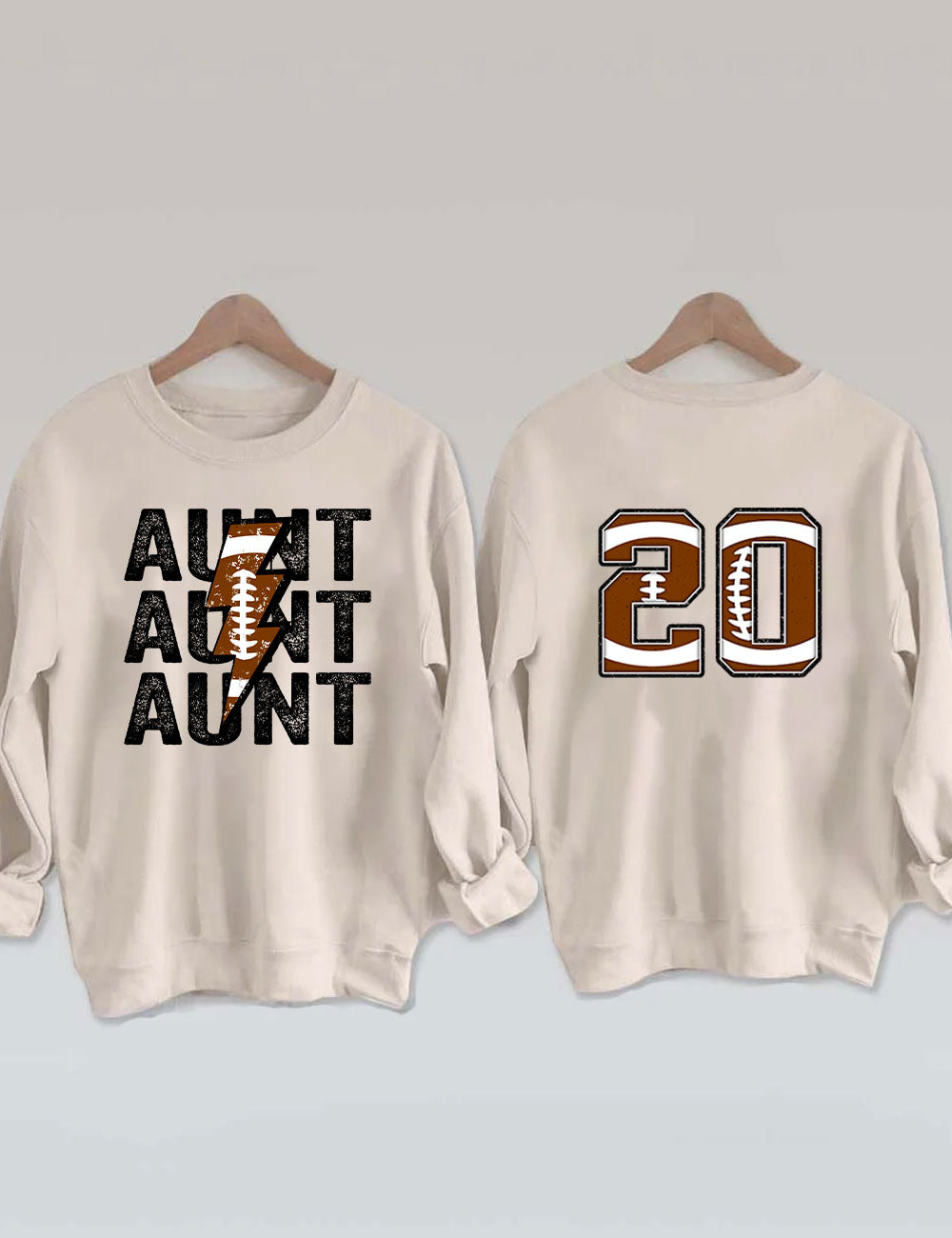 Custom Football Aunt Sweatshirt