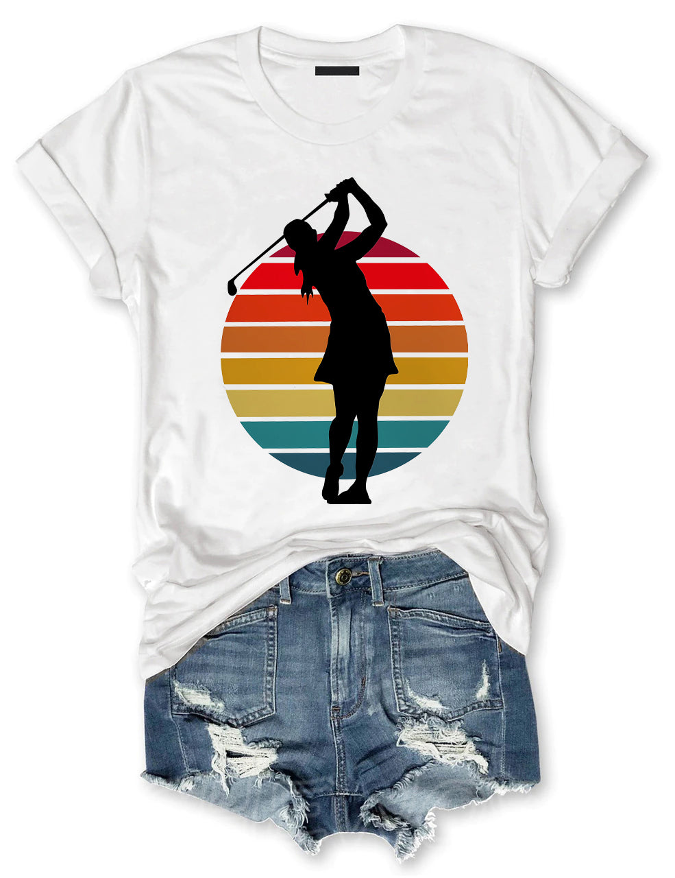 Rainbow Golf  T-shirt