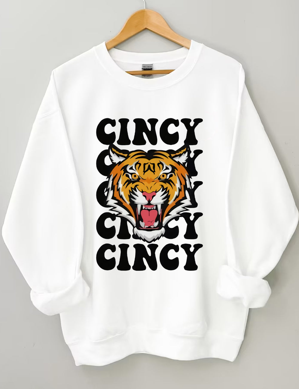 [Pre Sale] Cincy Retro Bengal Tiger Football Sweatshirt