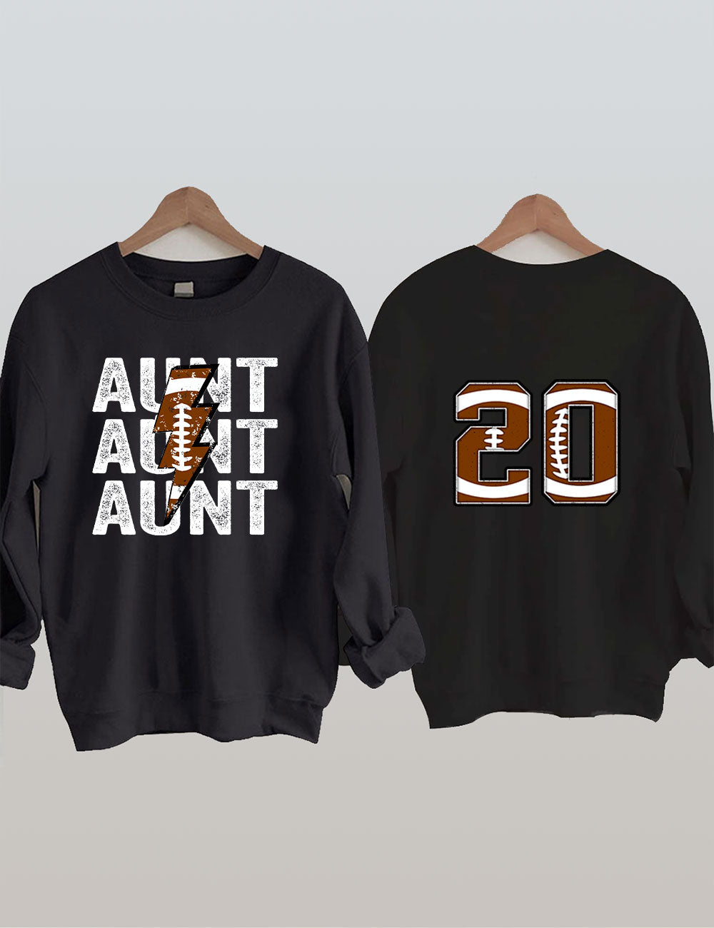 Custom Football Aunt Sweatshirt