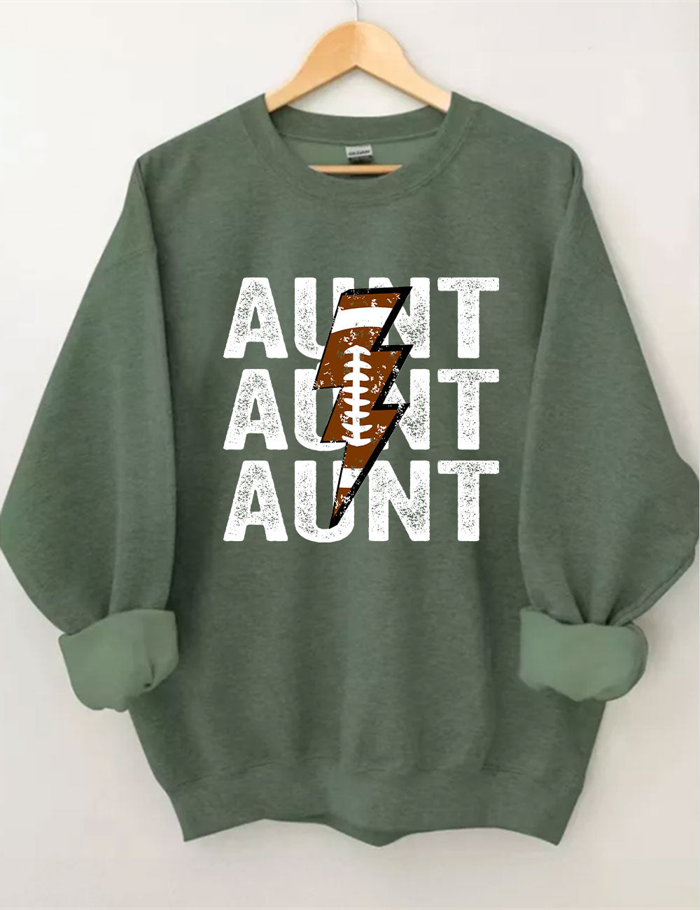 Custom Football Aunt Sweatshirt