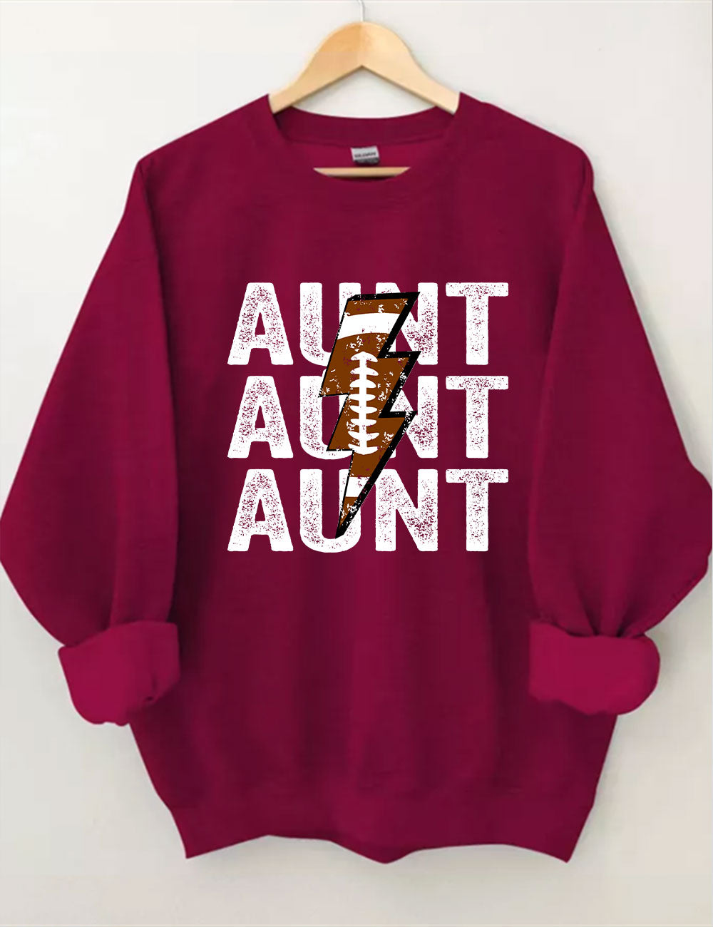 Custom Football Aunt Sweatshirt