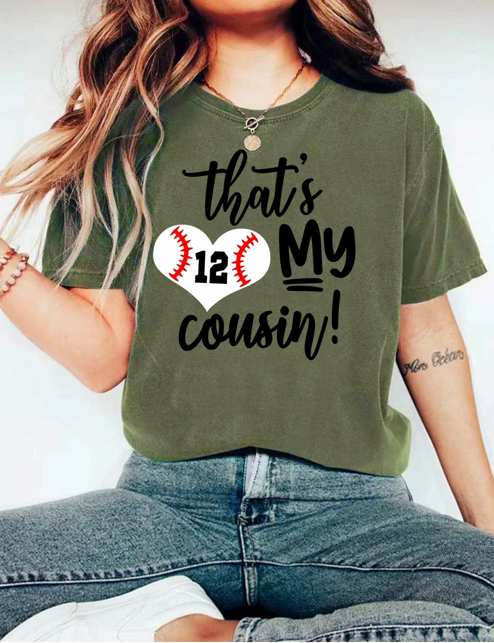 That's My Cousin Baseball T-shirt