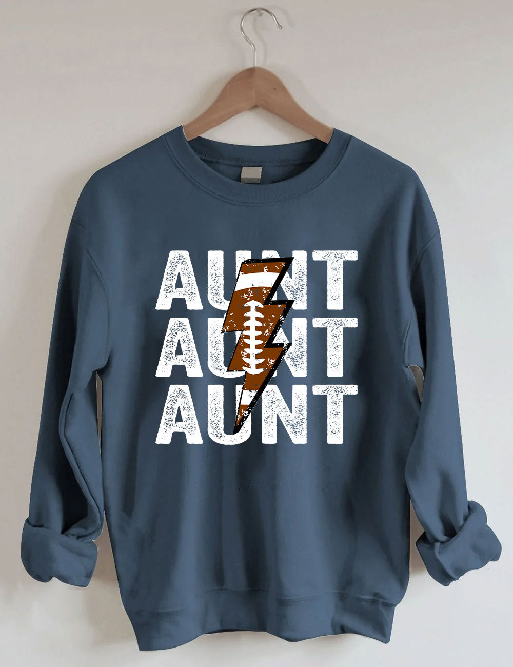 Custom Football Aunt Sweatshirt