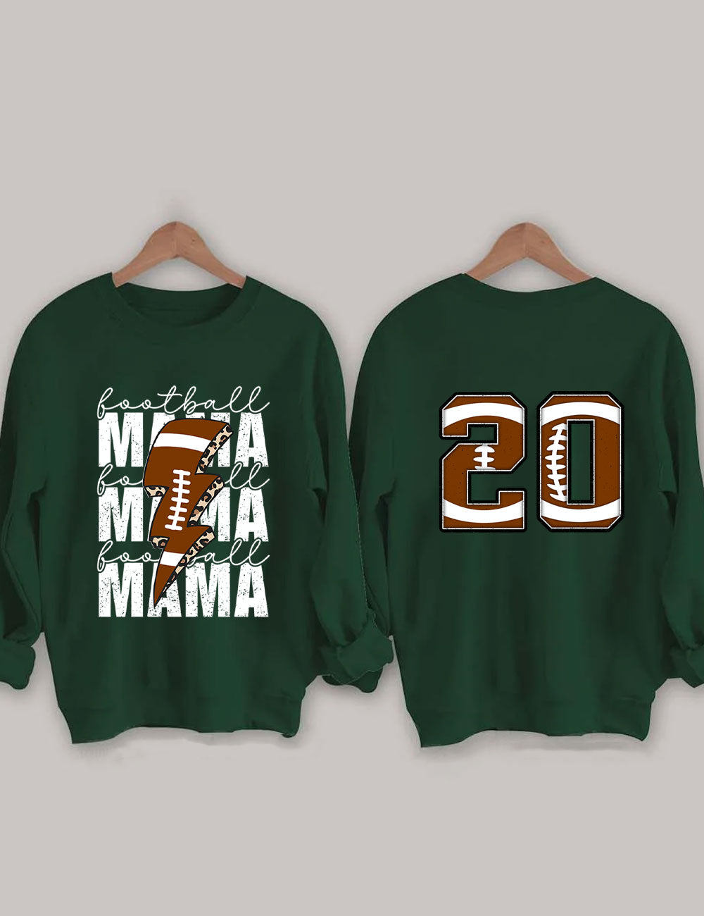 Customized Football Mama Sweatshirt