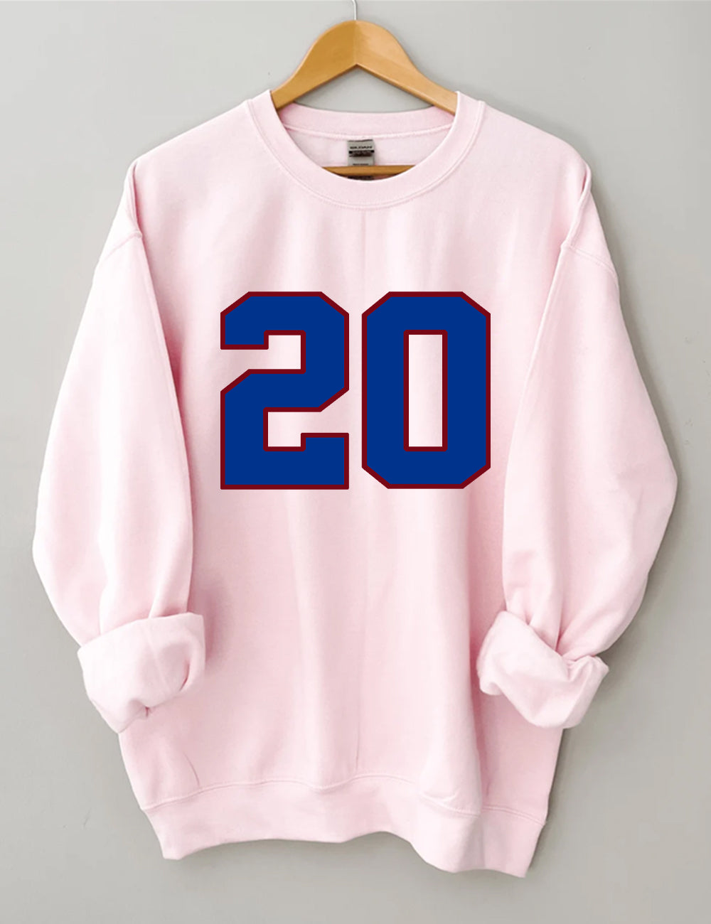 Bills Style Customized Number Sweatshirt