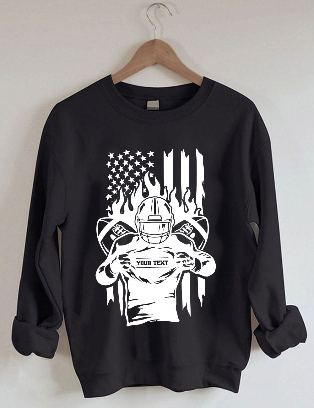 Customized Football Player Sweatshirt