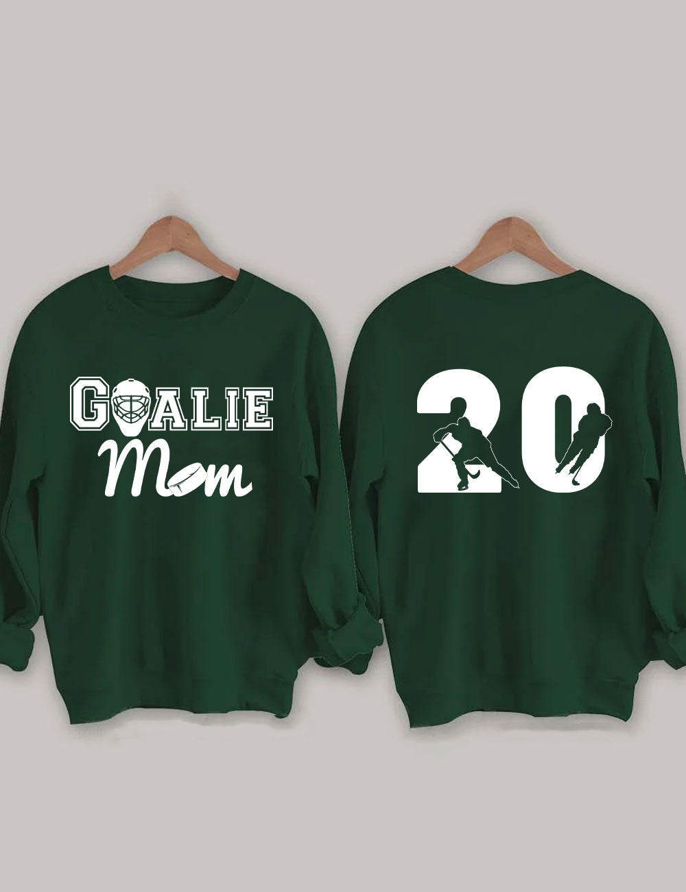 Ice Hockey Goalie Mom Custom Sweatshirt