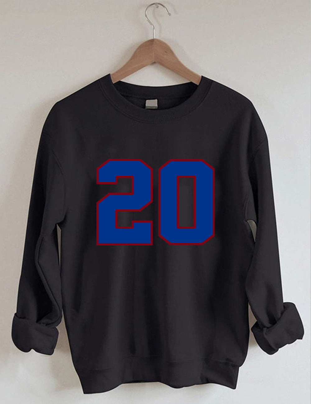 Bills Style Customized Number Sweatshirt