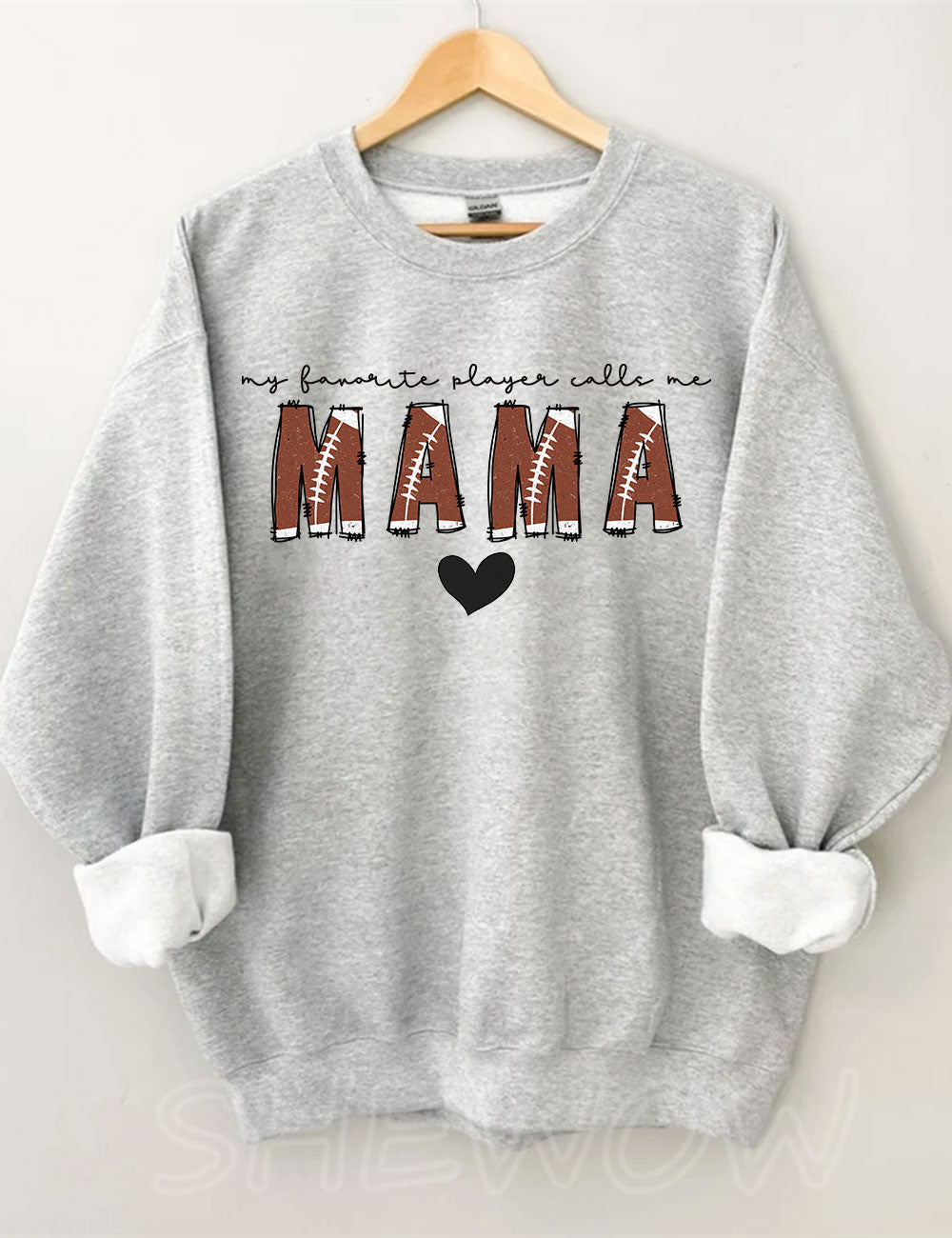 Custom Football Mama Sweatshirt