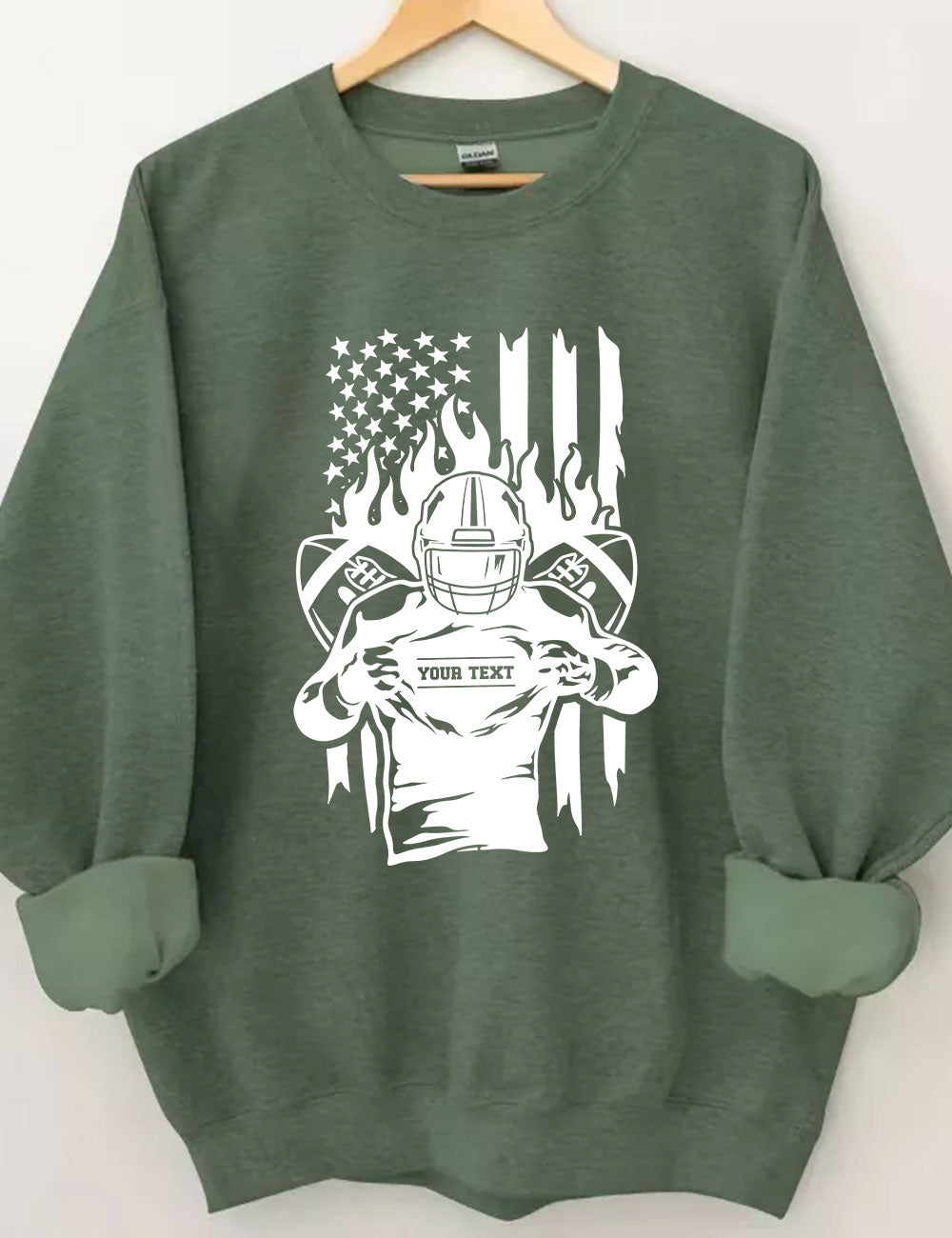 Customized Football Player Sweatshirt